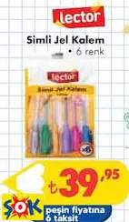 SİMLİ JEL KALEM • 6 RENK